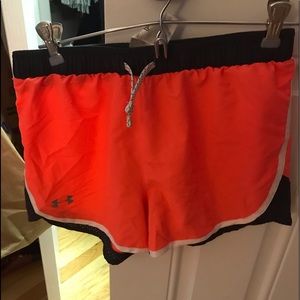 Athletic shorts from under armour